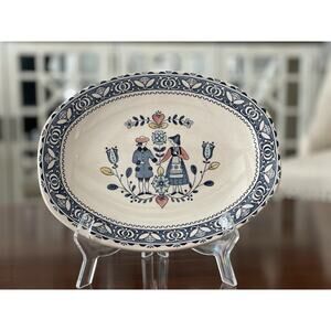 Johnson Brothers Staffordshire Old Granite Hearts & Flowers Platter